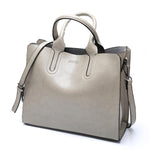 Leather Handbags Big Women Backpack
